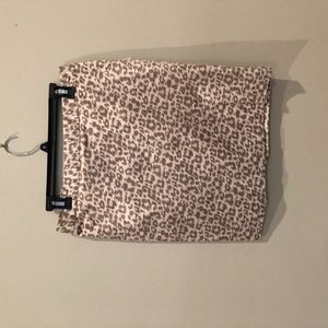 cheetah print skirt